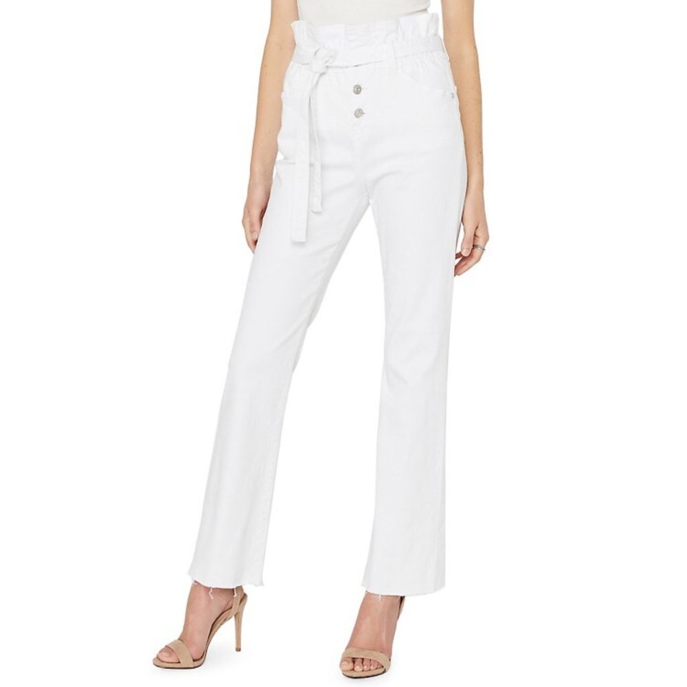 Buffalo David Bitton Augustine Paper Bag Flared Jeans